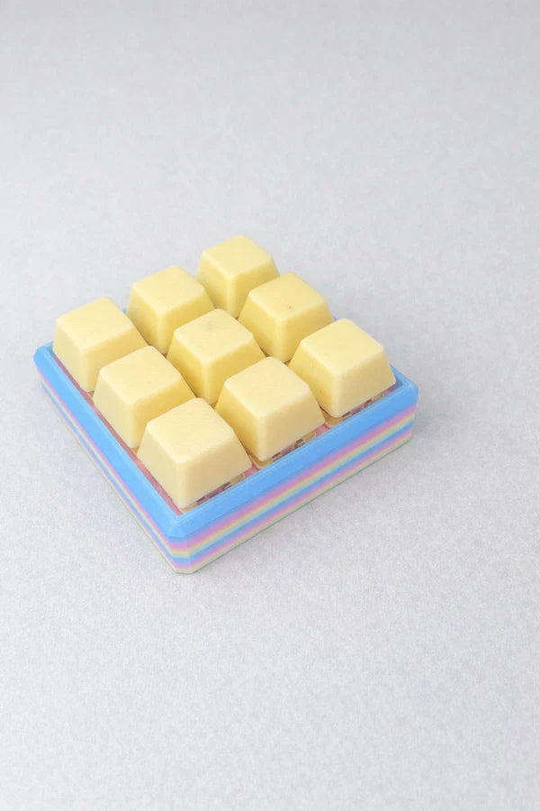 3D Printed Keyboard Clicker Fidget Toy – 16 Key 4x4 Mechanical Keypad Fidget with Wrist Strap